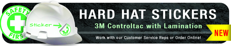 NEW! Hard Hat Stickers | CustomHardHats.com